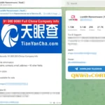 勒索软件组织LockBit正在出售TYC的9100万中国企业数据-圈小蛙